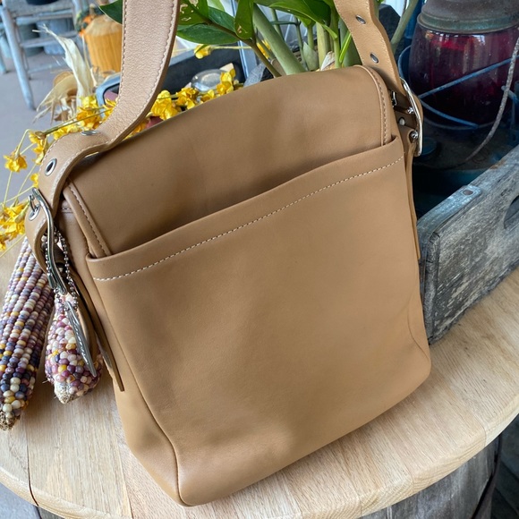 Coach Saddle Studio Flap Convertible Leather Bag - Picture 4 of 11